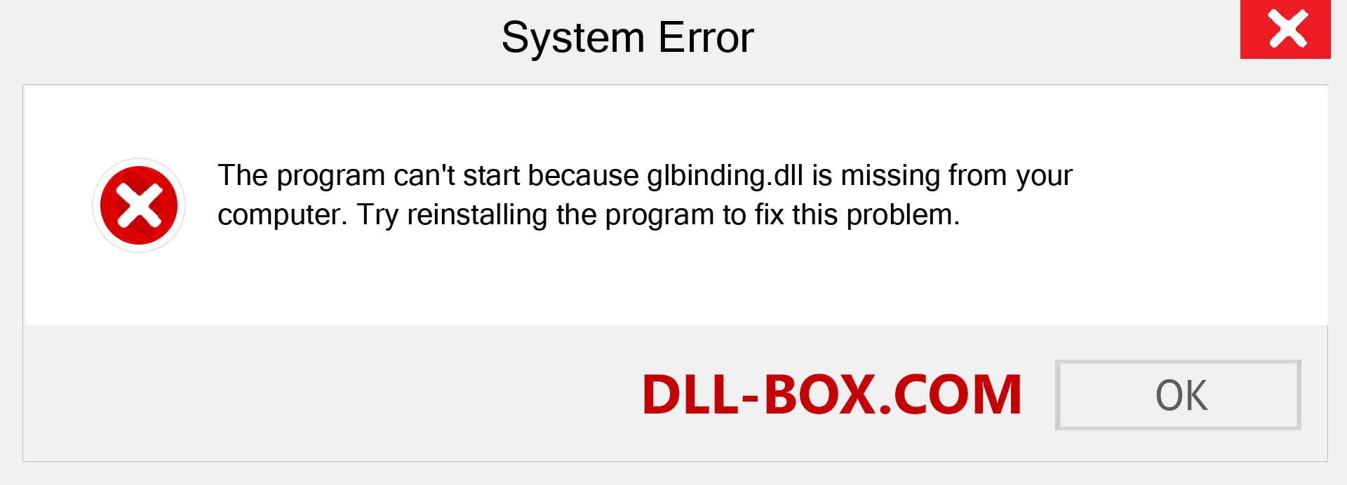  glbinding.dll file is missing?. Download for Windows 7, 8, 10 - Fix  glbinding dll Missing Error on Windows, photos, images